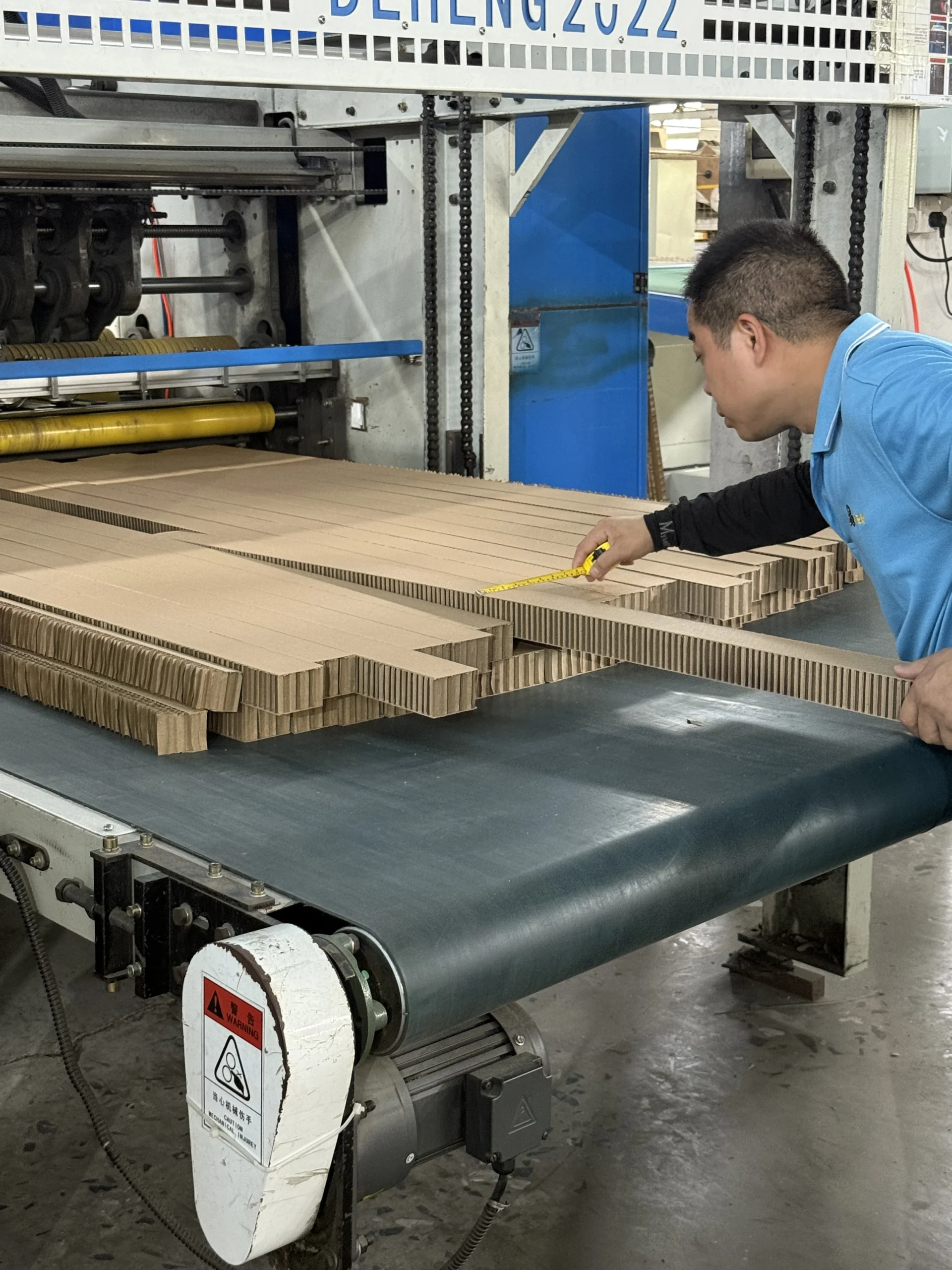 Protective packaging materials and factory overview