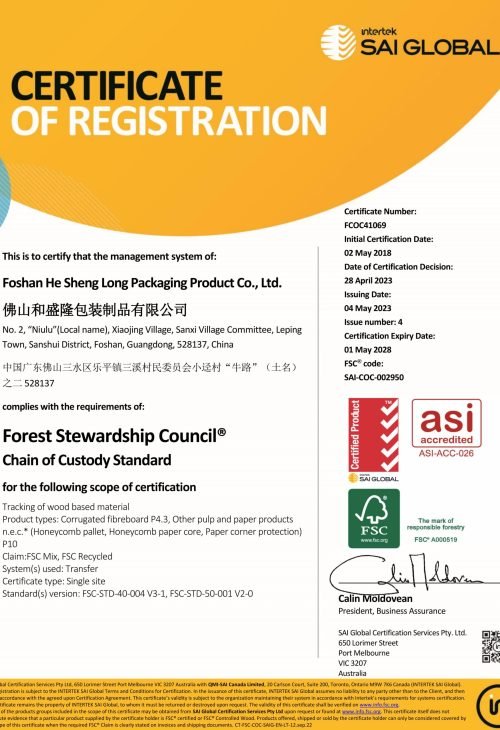 Certificate Foshan He Sheng Long Packaging Product Co., Ltd_00